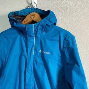 Columbia Boys' Watertight Jacket Omni-Tech seam sealed Hiking  sz L